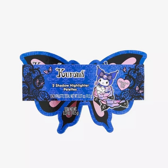 Kuromi Butterfly Eyeshadow & Highlighter Palettete Set NEW! FAST SHIPPING! - Picture 1 of 6
